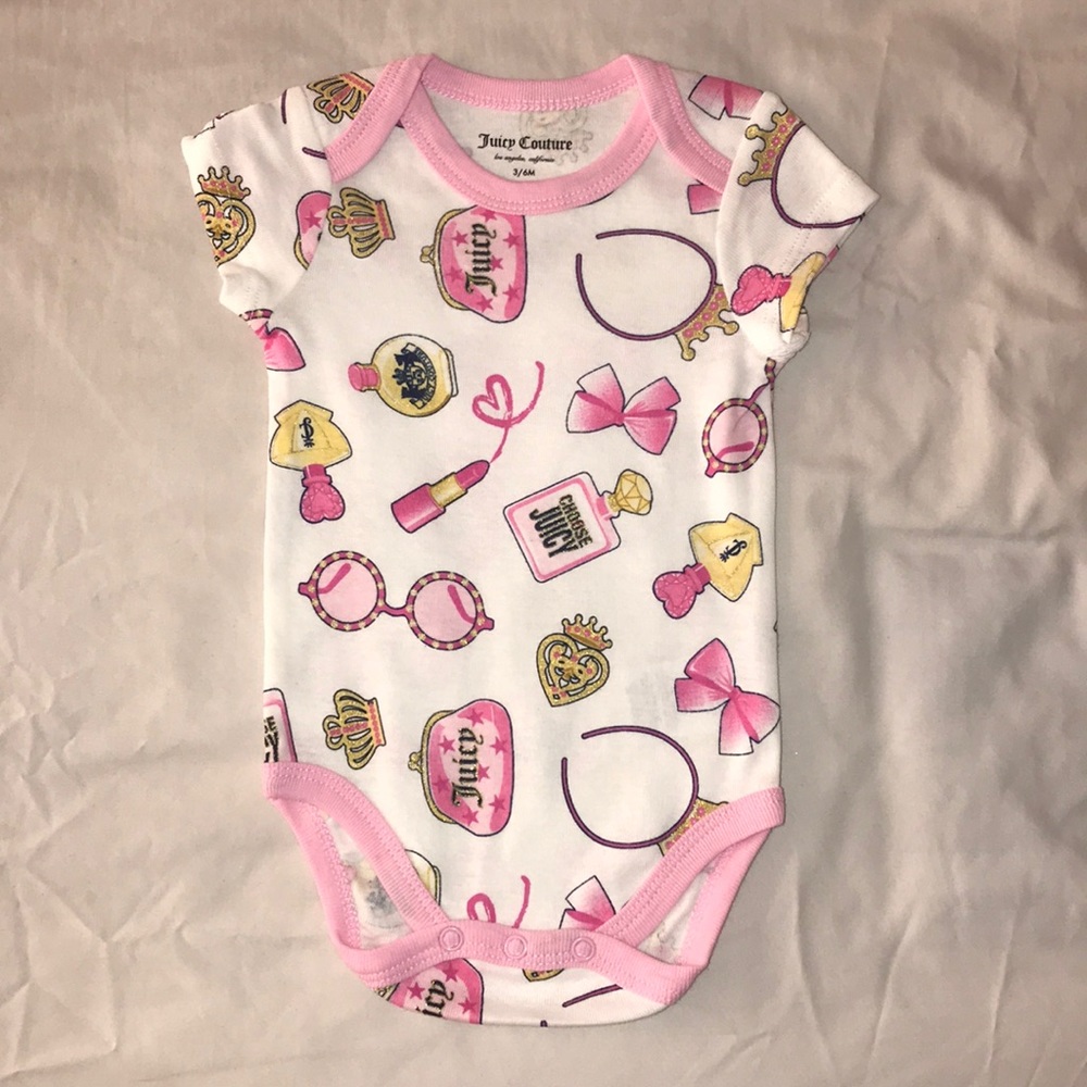 Juicy couture onsie for baby girl 3/6 months